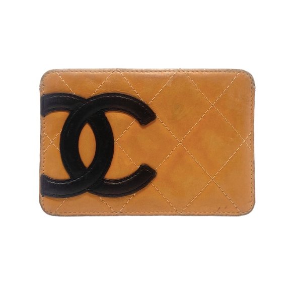 CHANEL Accessories - Chanel Cambon CC Quilted Leather Card Holder